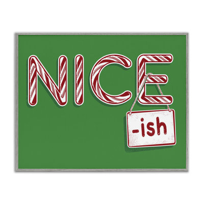 Humour des Fêtes de Nice-Ish, estampe numérique de Jedco Brands, Inc.