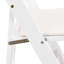 Chaise pliante rembourrée, peu encombrante, facile à transporter, 4 pièces, coussin beige / tablette blanche, salle à manger