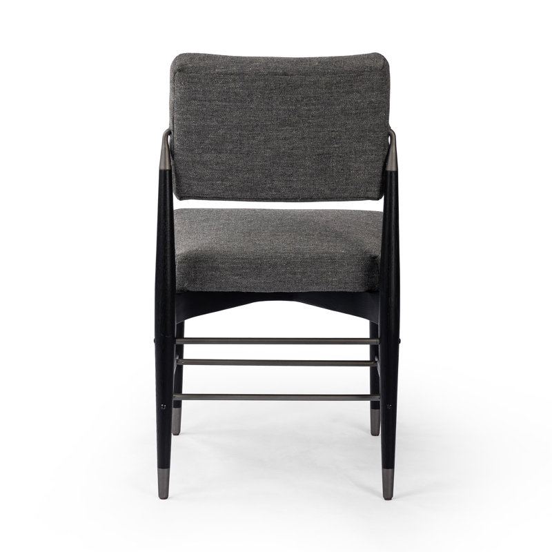 Anton Upholstered Dining Chair, Gray Fabric