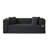 Convertible Modern Sofas, Dark Gray Foam Couch, Space-saving For Home