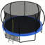 Grand trampoline de style roman sans panier de basketball