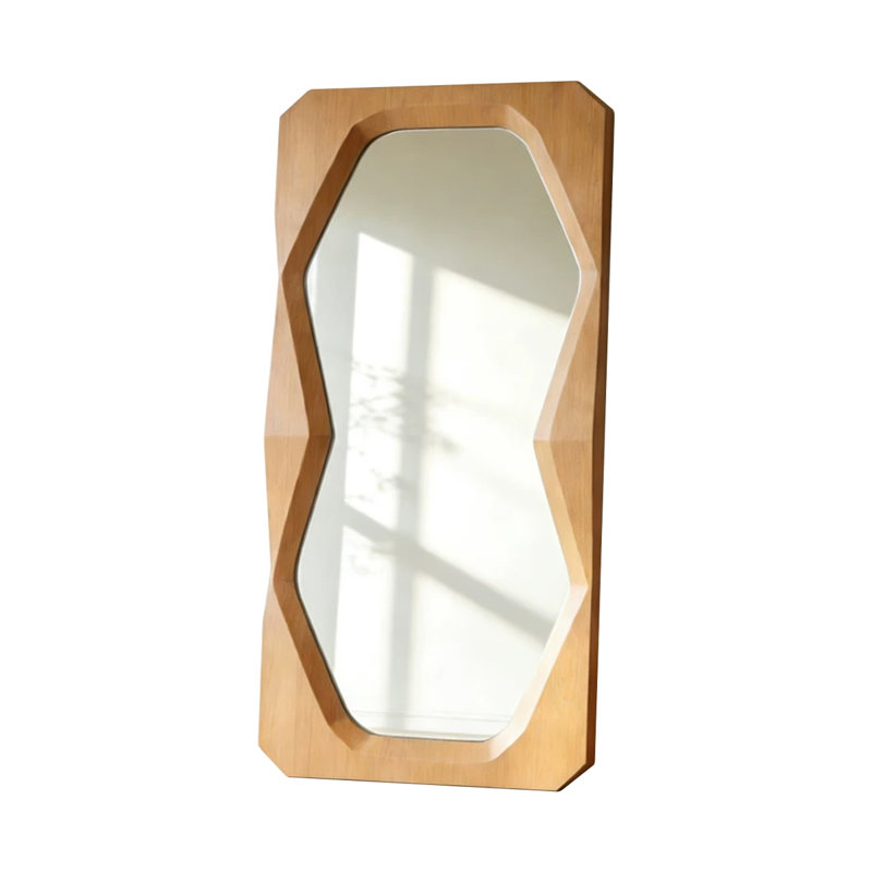 Rectangle Manufactured Wood Full Length Mirrors, 66.93" H x 27.56" W