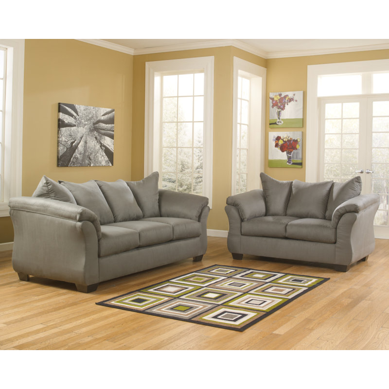 Darcy 2 - Piece Living Room Set, Gray
