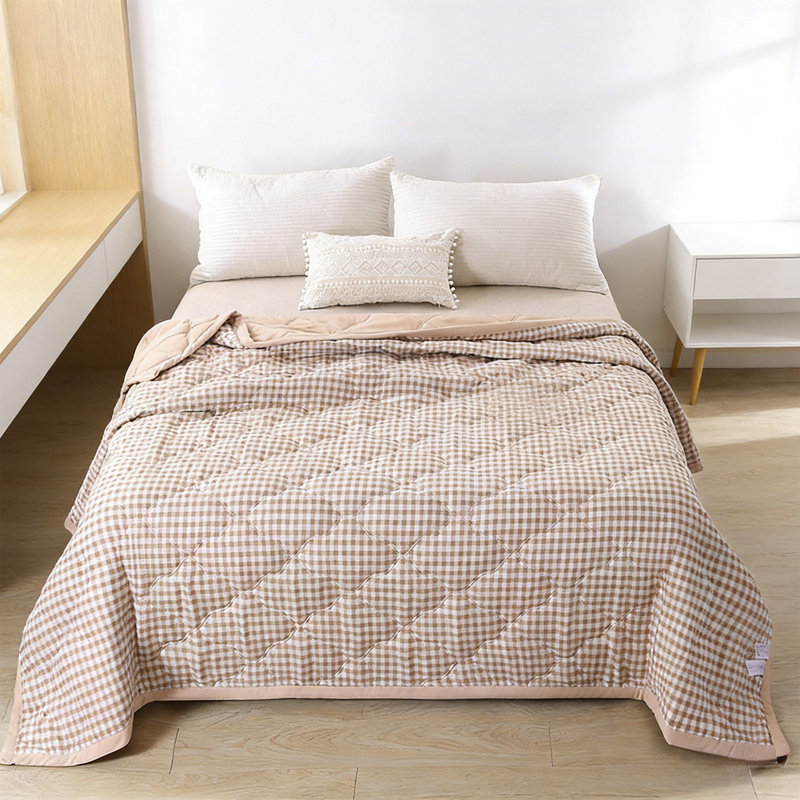 Courtepointe 39,37x59, Tan Striped