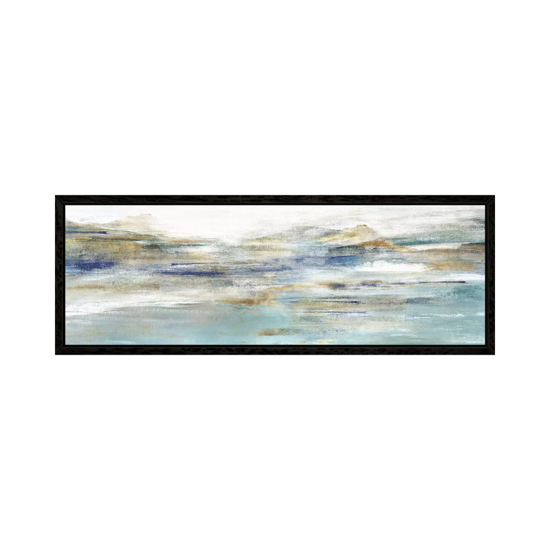 Upon A Clear III by Isabelle Z - Panoramic Print on Canvas, 121.92 cm H x 40.64 cm W, Black Framed