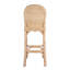 Flora Rattan 30" Scalloped Edge Bar Stool-818048749