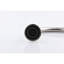 Robinet rétractable pour robinet de cuisine, buse rotative à 360 degrés, fonctions de pause de jet, contrôle simple de l'eau, finition nickel brossé, surface de corrosion, éclaboussures de bulles aérées, 6 lb