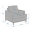Fauteuil d'appoint de 33,5 po de large Deandrew-1006487234