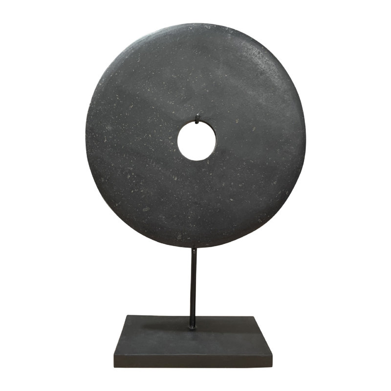 Jamielea Landscape & Nature Statue, Black Marble, 22" H x 16" W x 3" D