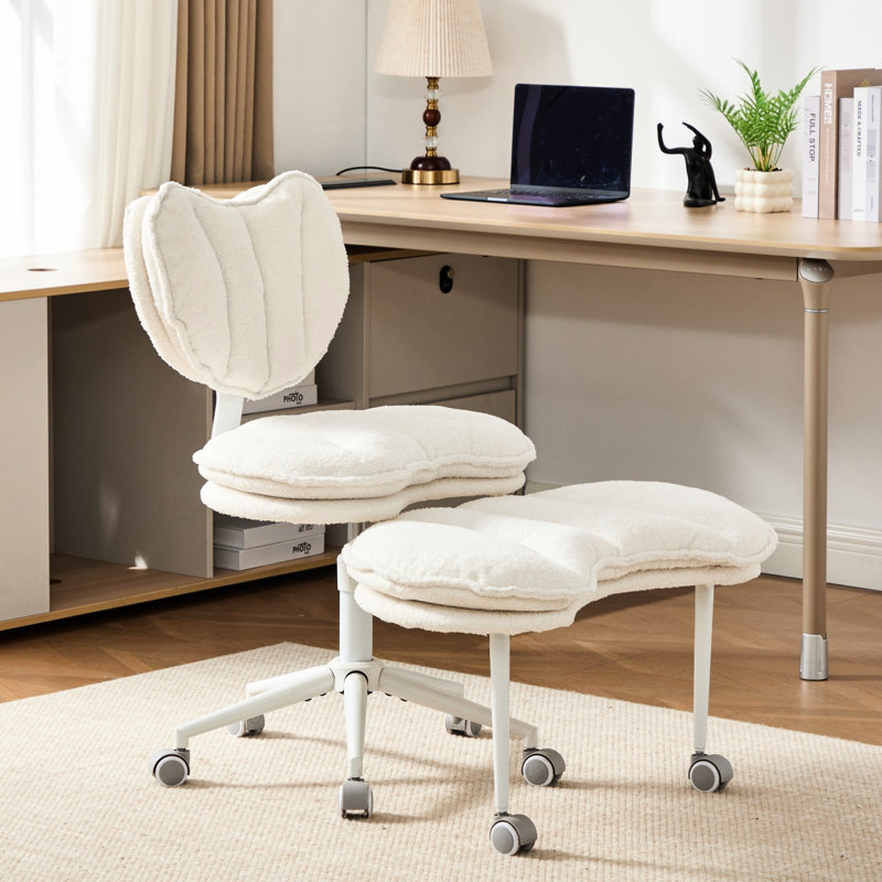 Fauteuil à pieds croisés pour les fauteuils Fidgety, plus avec rembourrage double couche, tabouret réglable, soutien lombaire, version améliorée, Home and Flexibilité Plus, roulement, tabouret de siège plus grand, conception
