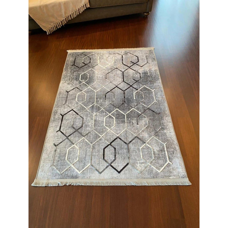 Tapis Lashia avec envers antidérapant, Tapis de couloir 2 pi 7 po x 12 pi 5 po