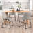 Faux Leather Upholstered Metal Side Chair-64827228