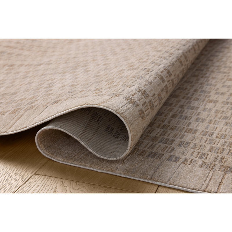 Amber Lewis x Loloi Cali Natural / Slate Area Rug, Rectangle 2'3" x 3'11"