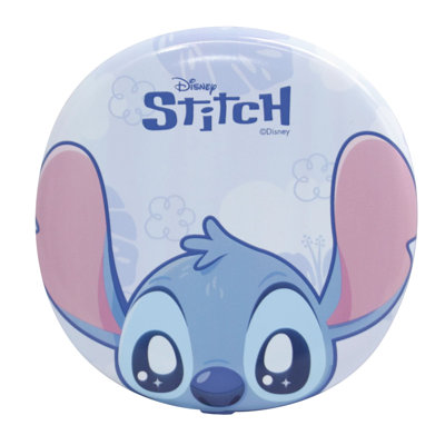 Impressions Vanity Stitch 626 Daylight LED Compact Mirror For Women, Lighted Travel Makeup Mirror With 3X Magnification, Flawless Stitch Artwork, Adjustable Brightness And Soft Touch Sensor Button