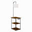 Lampe sur pied en bois naturel