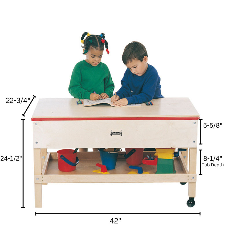 Table sensorielle avec tablette Jonti-Craft®