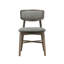 Ensemble de chaises de salle à manger rembourrées Firenze Mid-Century (structure en bois massif 2 pièces)-1168484614