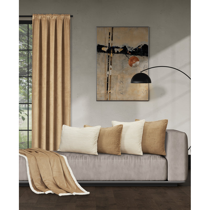 Townsend 96" Window Panel, 55" W x 96" L, Gold