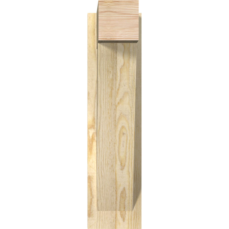 Pavé traditionnel traditionnel, P 16 po x H 24 po, Sapin Douglas de 6 po (sciage brut)