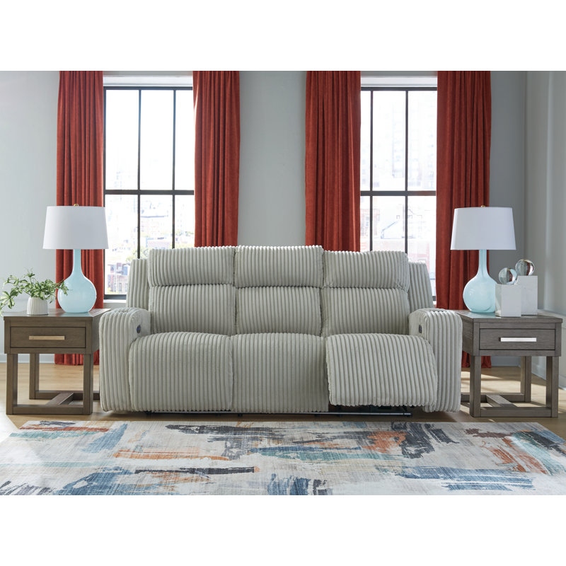 Canapé inclinable Forest Lake, Polyester blanc