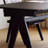 Black Retro Design Rectangular Dining Table-1923816104