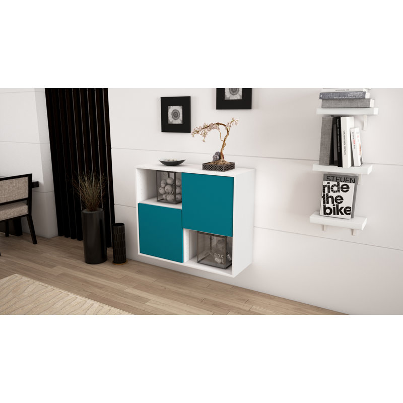 Reddick 92 cm W Sideboard, Turquoise