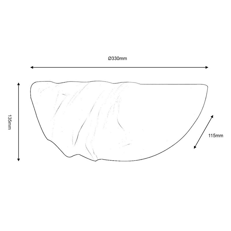 Shelborne Ceramic Half Moon
