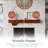 Kynsley 60" Distressed Wood Fireplace Mantel Shelf with Corbels - Cinnamon Rustic Distressed Finish-206510313-206510319