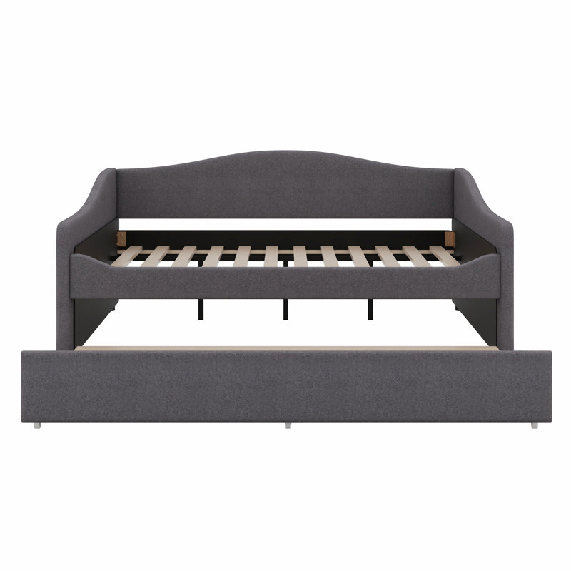 Ellajane Upholstered Daybed Bed, Gray