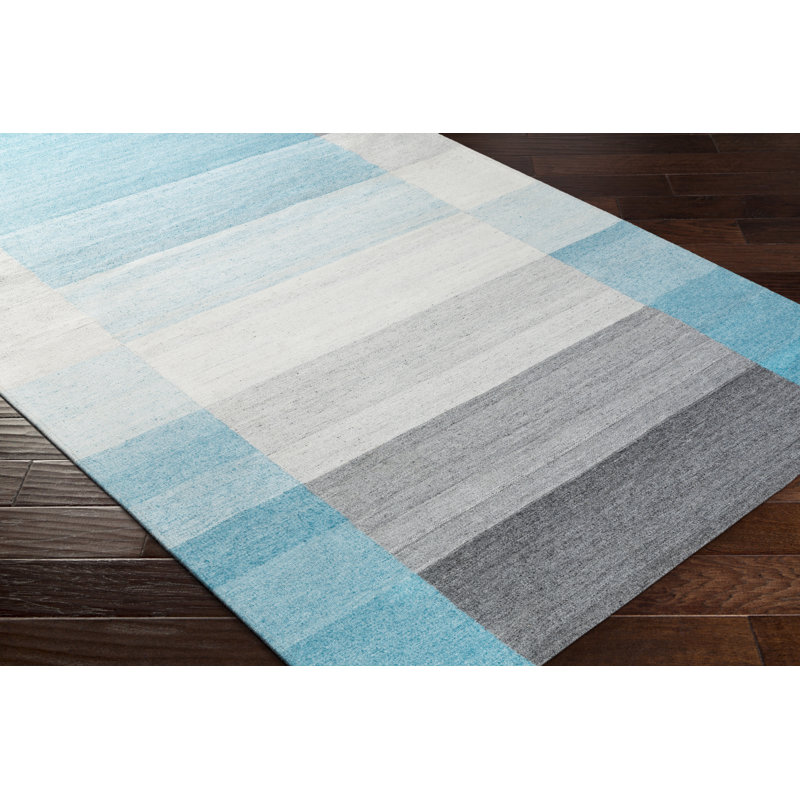 Moltz Viscose Plaid Indoor Rug, Rectangle 2' x 3'