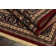 Tapis rouge/brun en laine wheeler Cirro