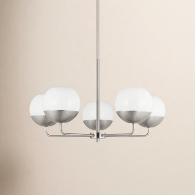 Avoca 5 - Light Metal Dimmable Chandelier