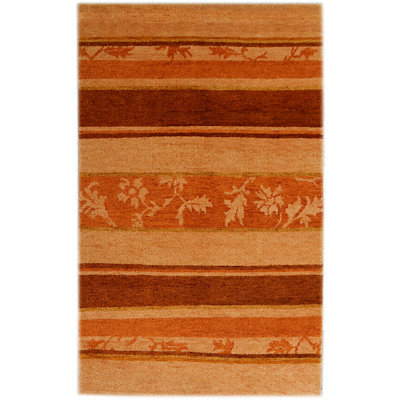 Rectangle 140 cm x 200 cm Geometric Hand Woven Area Rug