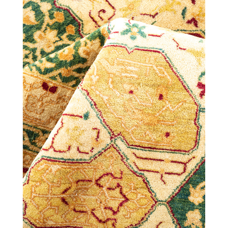 Classic One-of-a-Kind 6' 2" X 8' 10" Hand Knotted Area Rug