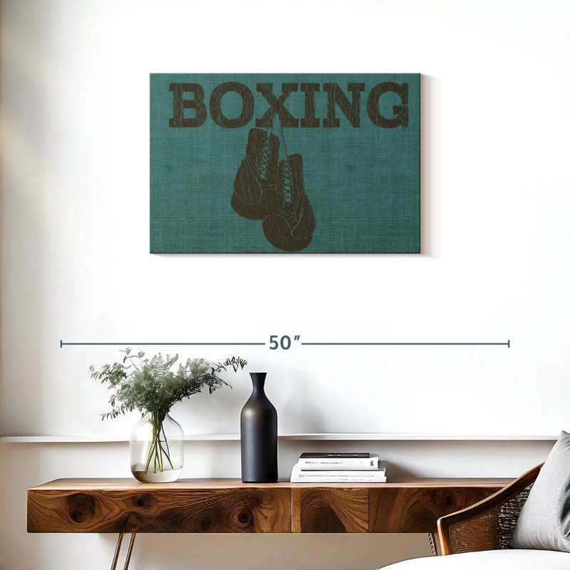 Typographie de boxe Sireci, H 20 po x l 30 po