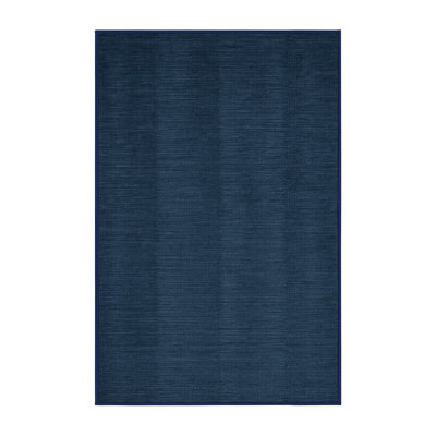 Machine Washable Solid Gray Area Rug