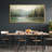 Lake River Landscape " Tranquil River Andest Antique Retro Fine Art Colorful Bedroom Extra Large Wall Decor "-96074485-111568057