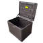 Coffre de terrasse verrouillable avec roulettes 35 gallons Decksplore 