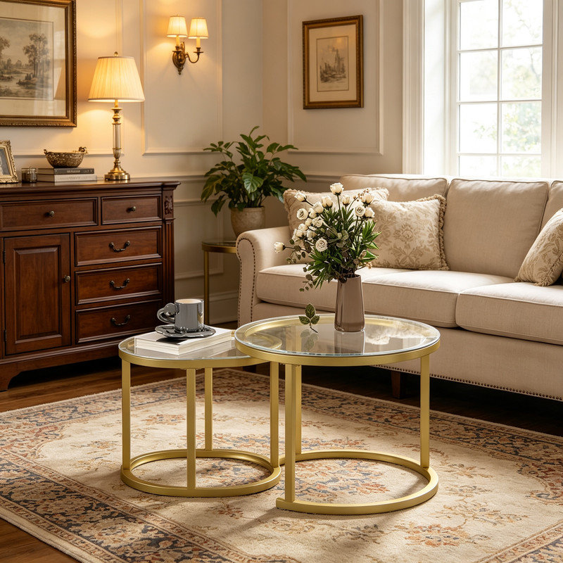 2 - Piece Living Room Table Set