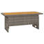 Lenton Rectangular Acacia Solid Wood Outdoor Patio Table - 100 cm W 50 cm D-564614537