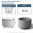 Large Concrete Round Planter / Pot With Drainage Holes-2003912677-2003912675
