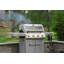  Monument Barbecue 4 + 1 barbecue extérieur en acier inoxydable 4 brûleurs et 1 brûleur latéral au gaz propane, 52 000 BTU Barbecue de jardin avec contrôle de bouton, Mesa425, noir