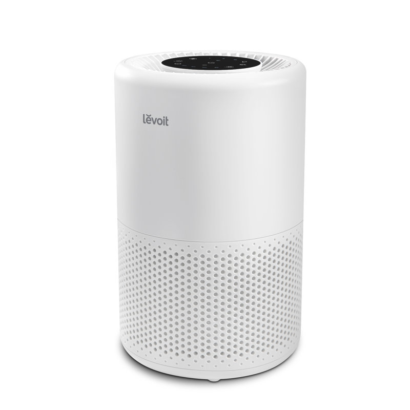 White Smart Table-Top Tower Air Purifier with HEPA Filter