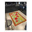 Tapis mauve à motif tissé lavable Mosso-336247566