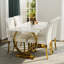 Luxury Dining Table With U-Shaped Base-591661535-580570112