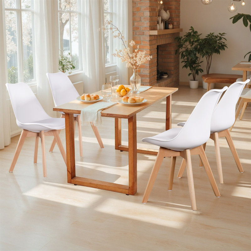 Chaise de salle à manger Crossland, Blanc