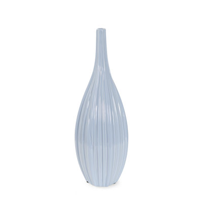 Taffeta Long Neck Vase Medium