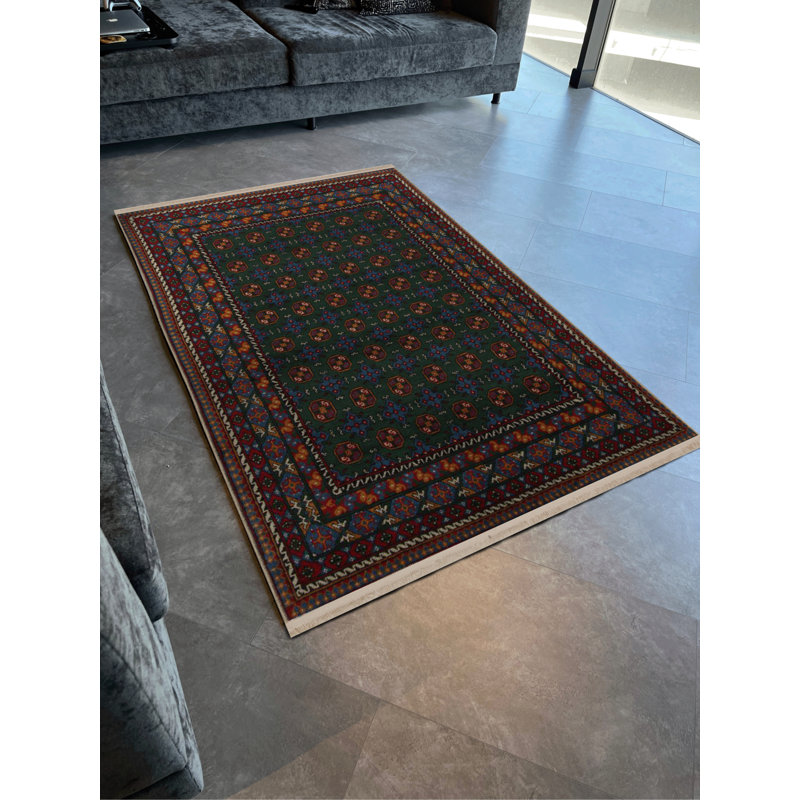 Tapis rectangulaire Vittorina, Rectangle 5 pi 2 po x 7 pi 7 po