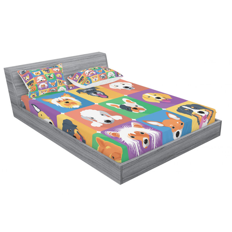 Microfiber Sheet Set, Full Sheet Set with Fitted Sheet