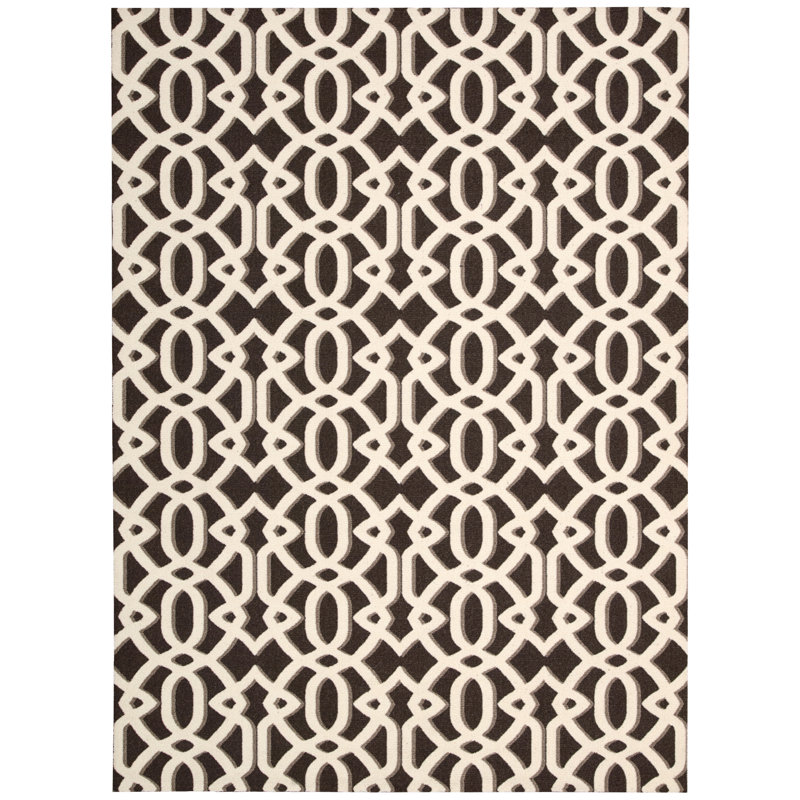Mayer Geometric Power Loom Area Rug, Rectangle 8' x 10'